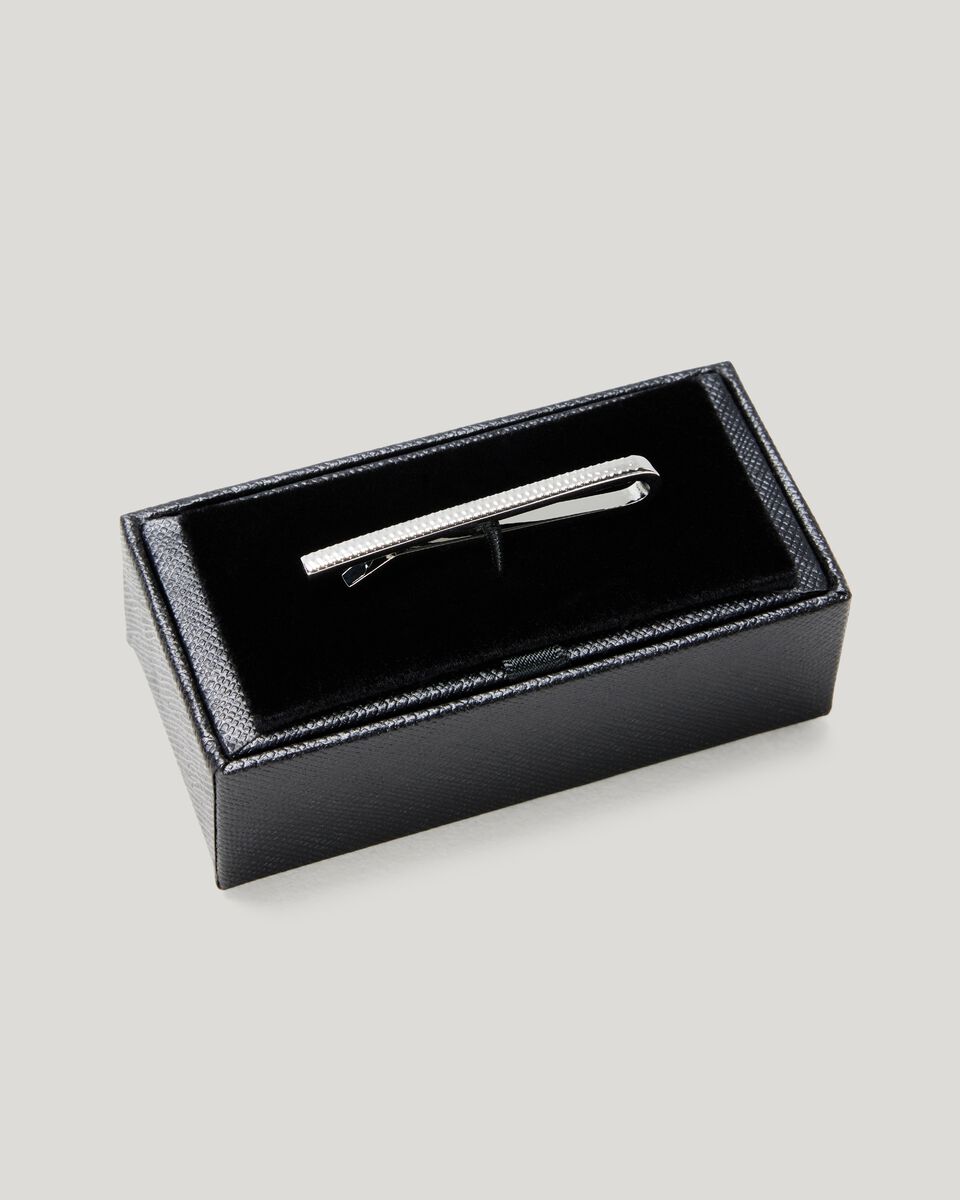 Textured Slim Tie Bar
